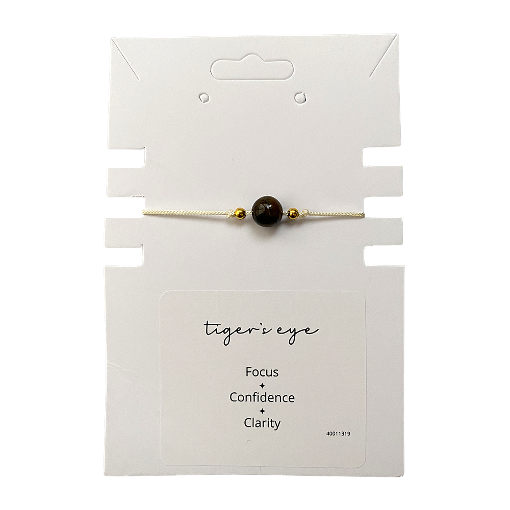 Single Bead Wristlets: Tiger's Eye