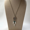 Dreamcatcher Pendant, Turquoise
