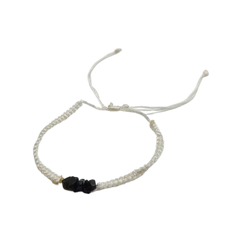 Beach Bracelet: Black / Symbols