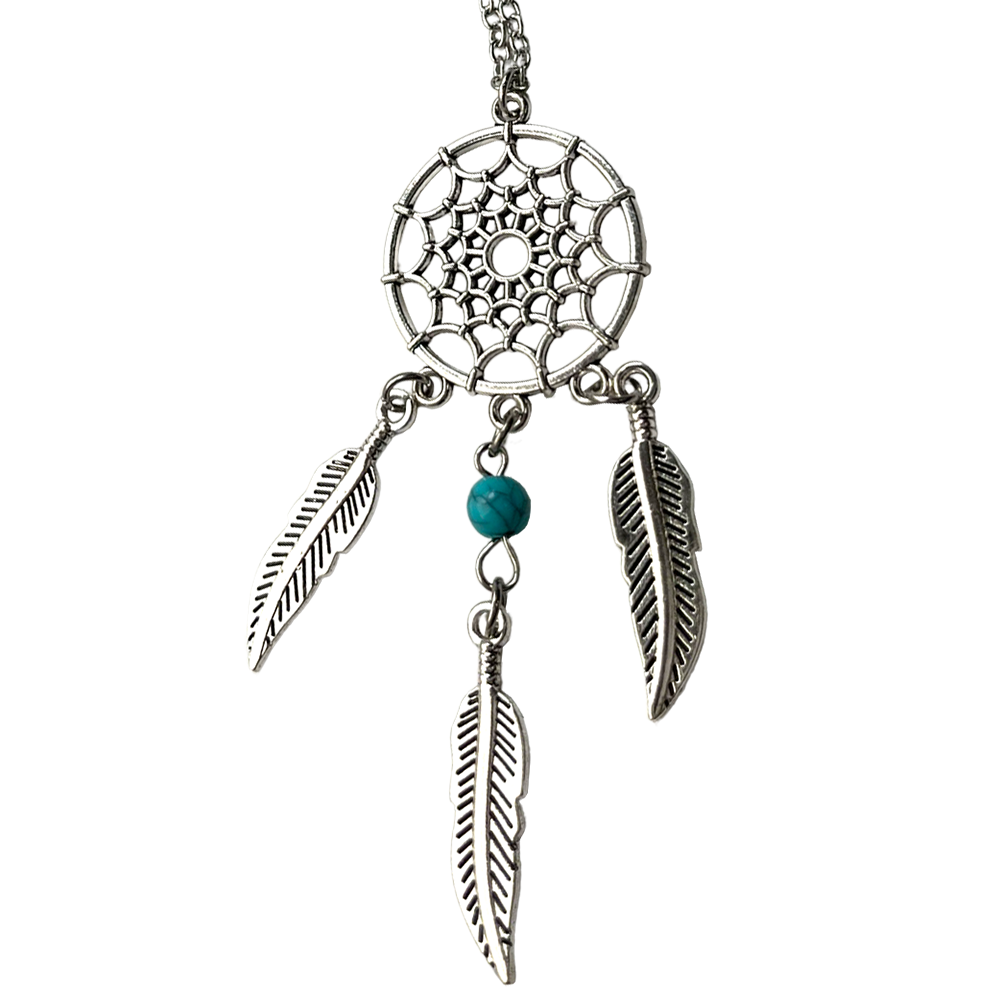 Dreamcatcher Pendant, Turquoise