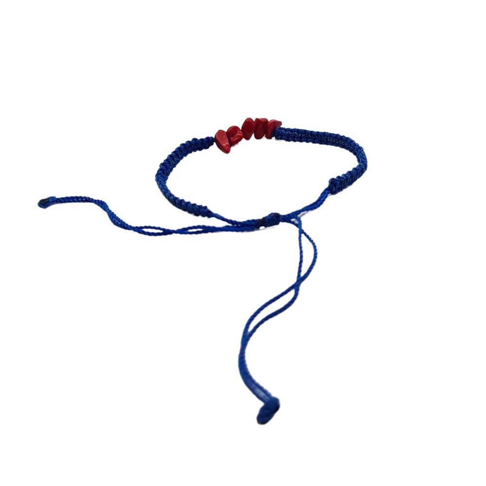 Beach Bracelet: Black / Round Nacre