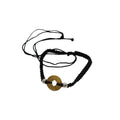 Beach Bracelet: Black / Symbols