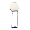 Silver Chain Chips Bracelet: Lapis Lazuli