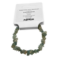 Gemstone Chip Stretch Bracelet: Aquamarine