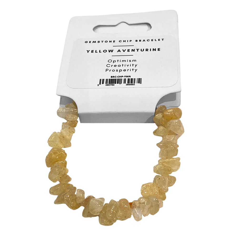 Gemstone Chip Stretch Bracelet: Turquoise (Dyed Howlite)