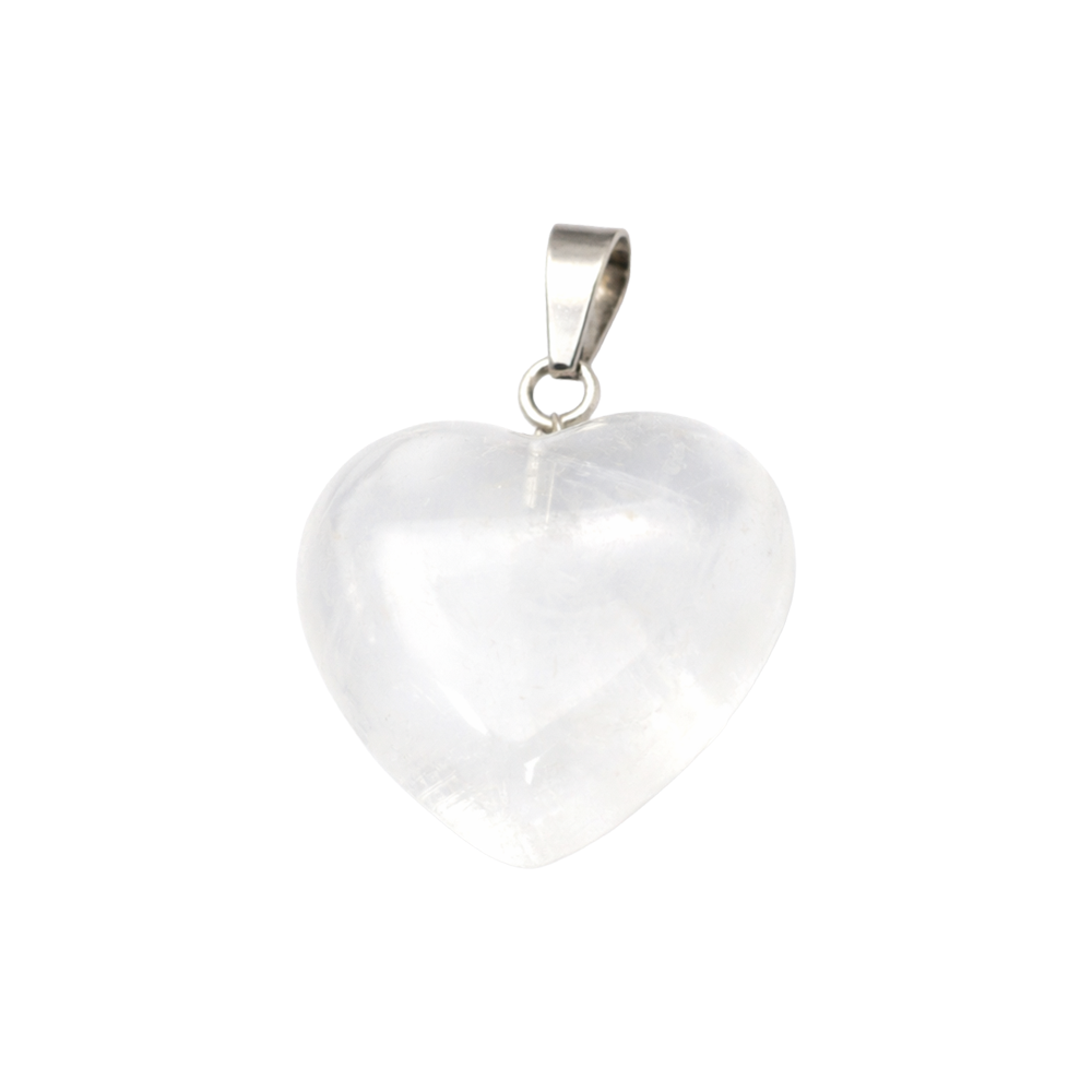 Heart Pendant, 2.2x2.1cm: Opalite