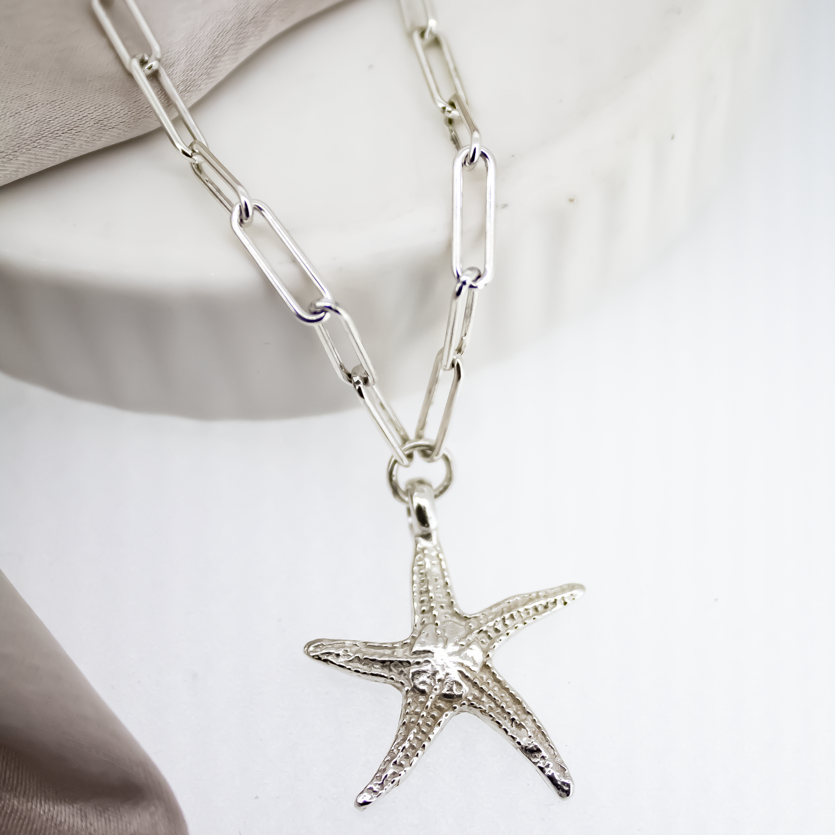 Maxi True Starfish Trace Chain Necklace