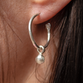Mini Shell Hoop Earrings