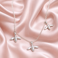 3 Honey Bee Charm Necklace