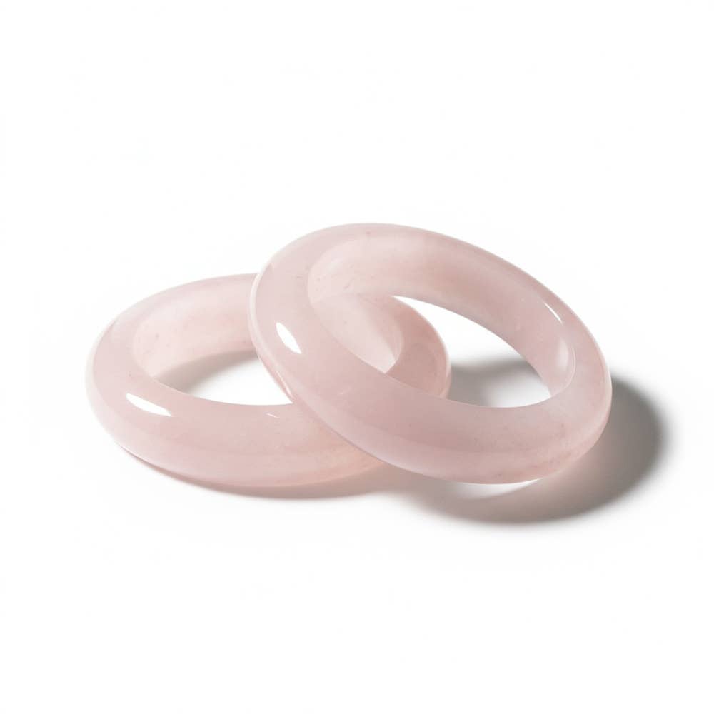Crystal Ring, Rose Quartz
