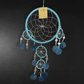 Capiz Dream Catcher, 16cm Ring, Turquoise