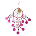 Capiz Dream Catcher, 12cm Ring: Pink