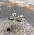 6MM MOTHER OF PEARL HEART STUD EARRINGS
