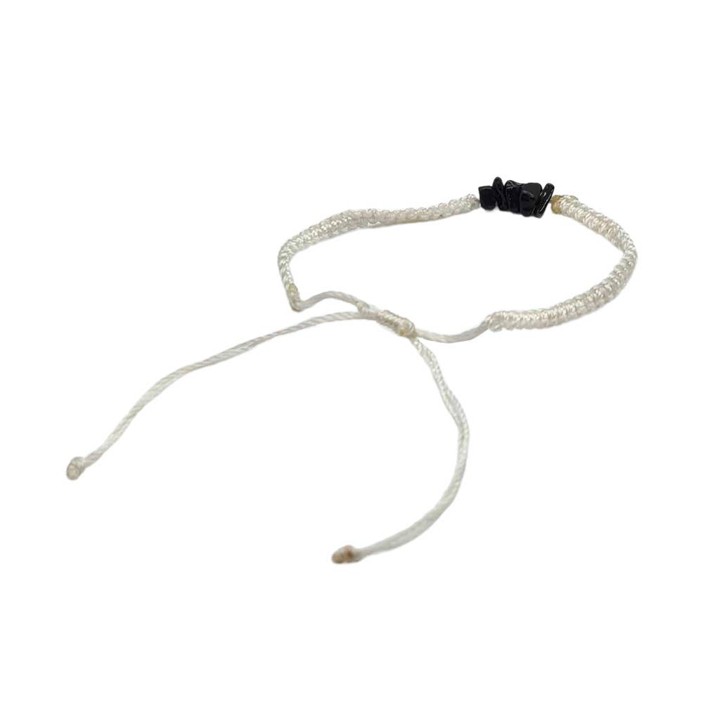 Beach Bracelet: Black / Symbols