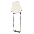 Silver Chain Chips Bracelet: Green Aventurine